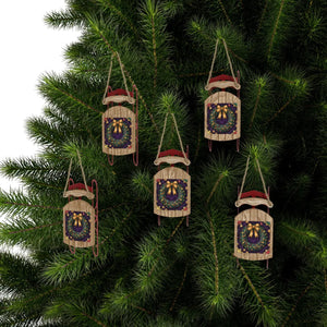 Sled Ornaments – Twine Thread Christmas Decor - Dipaliz - Holiday