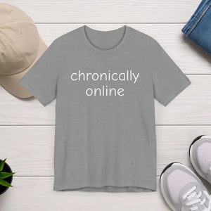 Chronically Online Unisex Jersey Ultimate Comfort Tee - Dipaliz - Light Heather Grey / s - T-shirts