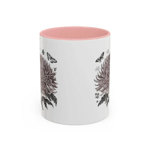 Vibrant Chrysanthemum Coffee Mug - 11oz Ceramic - Dipaliz - Mugs