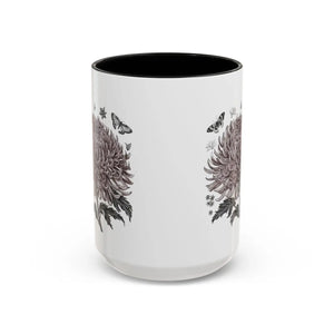 Vibrant Chrysanthemum Coffee Mug - 11oz Ceramic - Dipaliz - Mugs