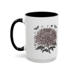 Vibrant Chrysanthemum Coffee Mug - 11oz Ceramic - Dipaliz - Mugs