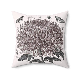 Chrysanthemum Flower Throw Pillow – Polyester - Dipaliz - Pillows