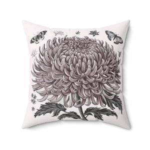 Chrysanthemum Flower Throw Pillow – Polyester - Dipaliz - Pillows