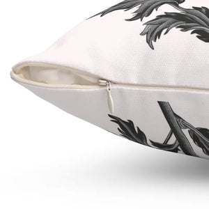 Chrysanthemum Flower Throw Pillow - Butterfly Decor - Dipaliz - Pillows