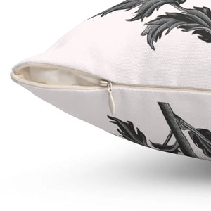 Chrysanthemum Flower Throw Pillow - Butterfly Decor - Dipaliz - Pillows