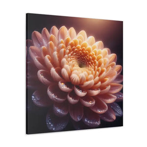 Canvas - Chrysanthemum Gallery Wraps Artist Grade Cotton - Dipaliz