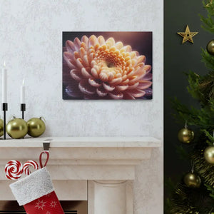 Canvas - Chrysanthemum Gallery Wraps Artist Grade Cotton - Dipaliz
