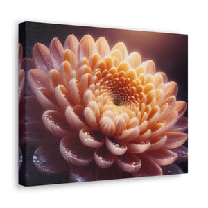 Canvas - Chrysanthemum Gallery Wraps Artist Grade Cotton - Dipaliz