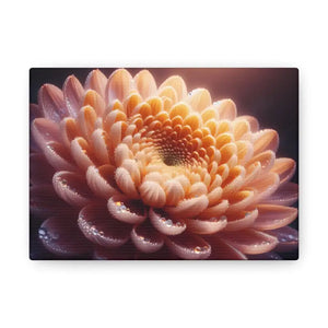 Canvas - Chrysanthemum Gallery Wraps Artist Grade Cotton - Dipaliz 7’’ x 5’’ / 1.25’’