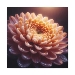 Canvas - Chrysanthemum Gallery Wraps Artist Grade Cotton - Dipaliz
