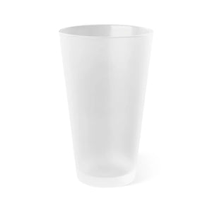 Frosted Pint Glass Chrysanthemum 16oz Design - Dipaliz - Beer Glasses