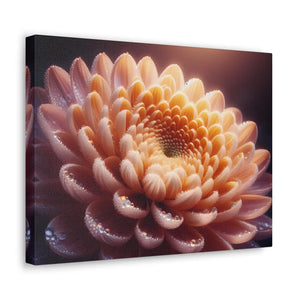 Chrysanthemum Canvas Gallery – Artist-grade Cotton - Dipaliz - Prints