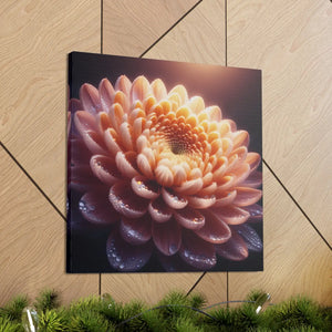Chrysanthemum Canvas Gallery – Artist-grade Cotton - Dipaliz - Prints