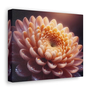 Chrysanthemum Canvas Gallery – Artist-grade Cotton - Dipaliz - Prints