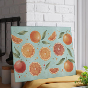Citrus Grove Glass Cutting Board - Vibrant Serving - Dipaliz - Boards