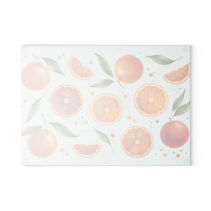 Citrus Grove Glass Cutting Board - Vibrant Serving - Dipaliz - Boards