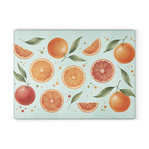 Citrus Grove Glass Cutting Board - Vibrant Serving - Dipaliz - Boards