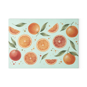 Citrus Grove Glass Cutting Board - Vibrant Serving - Dipaliz - Boards