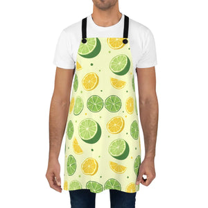Vibrant Citrus Pattern Kitchen Apron - Polyester - Dipaliz - Aprons