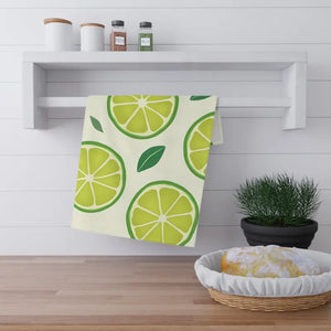 Citrus Slice Tea Towels - Vibrant Lemon Charm Kitchen Decor - Dipaliz