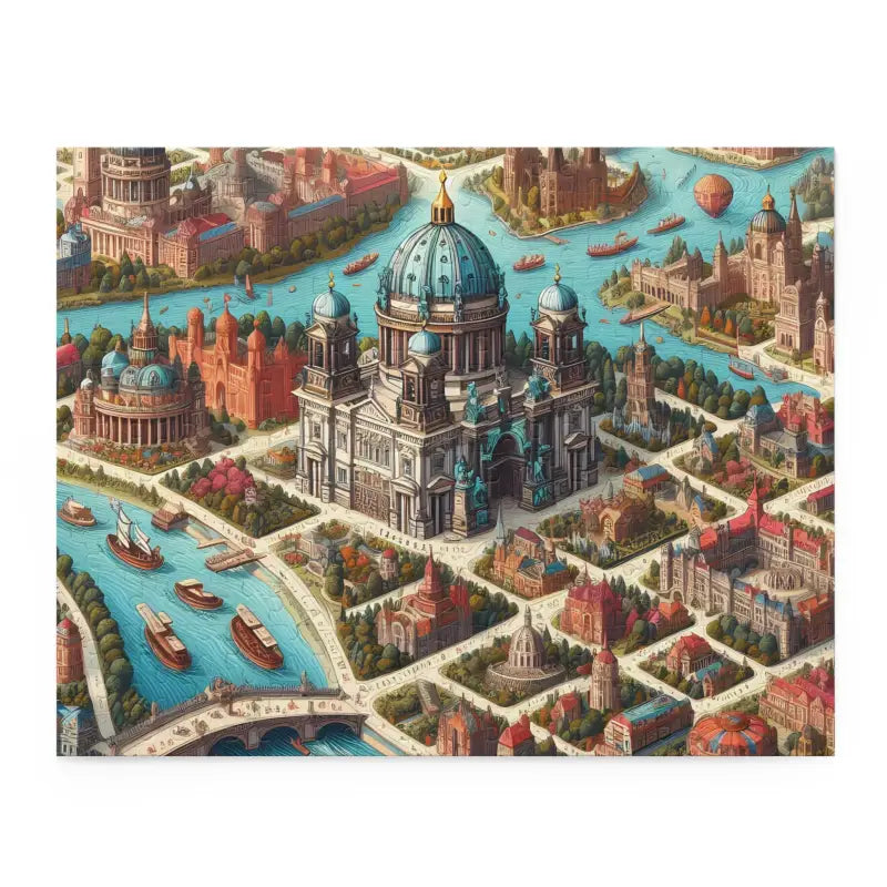 Discover Enchantment: City Castle Puzzle Magic for All Ages - 14’’ × 11’’ (252 Pcs)