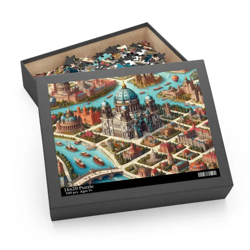 Discover Enchantment: City Castle Puzzle Magic for All Ages - 20’’ × 16’’ (500 Pcs)