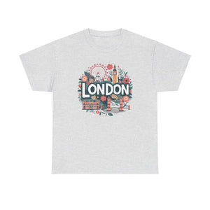 T-shirt - London City Tee - Heavy Cotton Unisex Urban Style - Dipaliz