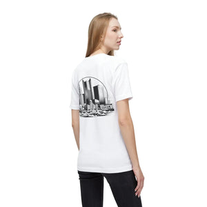 Grand Rapids Skyline Tee - Soft Cotton Urban Style - Dipaliz - T-shirts