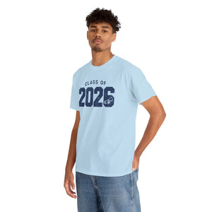 Class of 2026 Navy Retro Tee - Collegiate Cotton - Dipaliz - T-shirt
