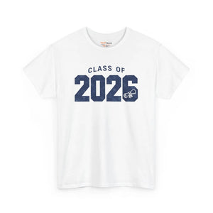 Class of 2026 Navy Retro Tee - Collegiate Cotton - Dipaliz - T-shirt
