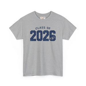 Class of 2026 Navy Retro Tee - Collegiate Cotton - Dipaliz - T-shirt