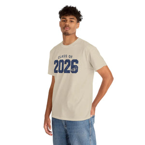 Class of 2026 Navy Retro Tee - Collegiate Cotton - Dipaliz - T-shirt