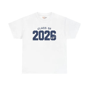 Class of 2026 Navy Retro Tee - Collegiate Cotton - Dipaliz - White / s - T-shirt
