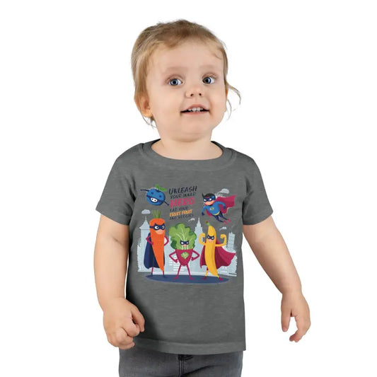 Veggies Toddler T-shirt: Style & Fun for Little Ones - Graphite Heather / 5t Kids Clothes