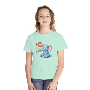 Classic Fit Elephant Tees Kids Combed Cotton Fun Style - Dipaliz - Island Reef / Xs - T-shirts