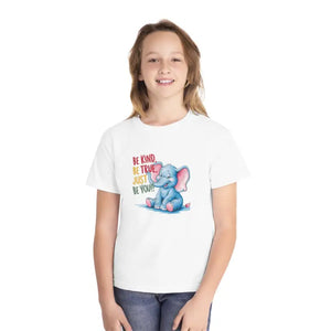 Classic Fit Elephant Tees Kids Combed Cotton Fun Style - Dipaliz - White / Xs - T-shirts