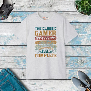 Level 2 Complete Gamer Tee - Street Style Gaming T-shirt - Dipaliz - Ash / s - T-shirts