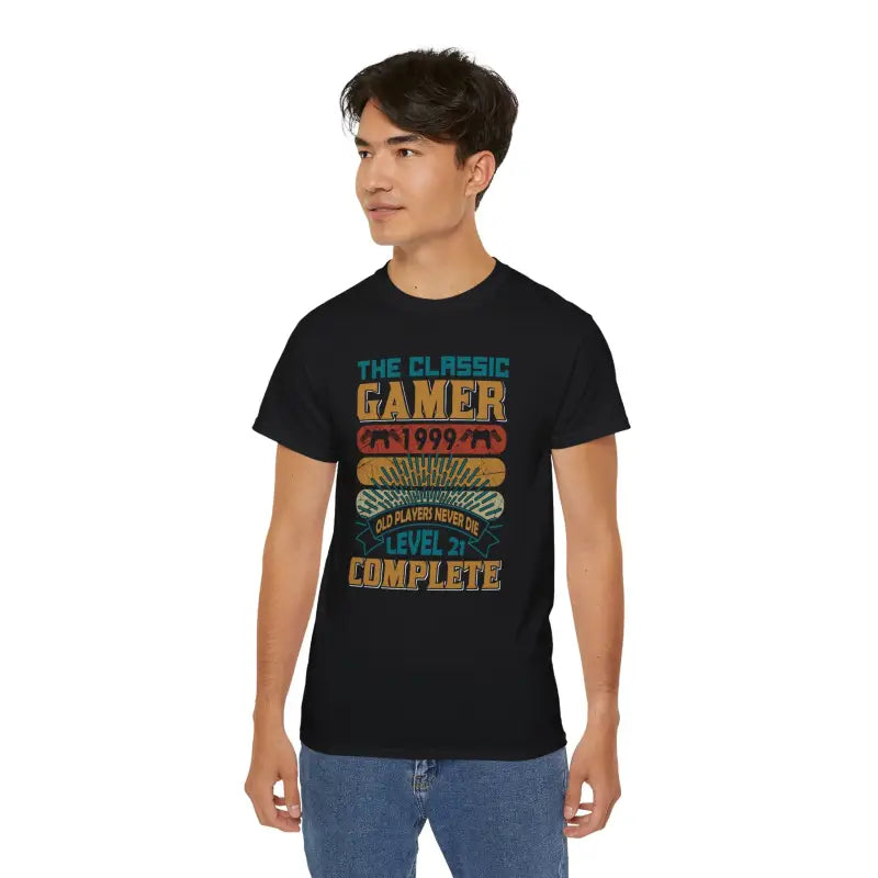 Level Up your Style with the Classic Gamer Tee - T-shirt