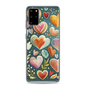 Vibrant Clear Case Samsung Hearts Wireless Charging - Dipaliz - Mobile Phone Cases