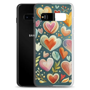Vibrant Clear Case Samsung Hearts Wireless Charging - Dipaliz - Mobile Phone Cases