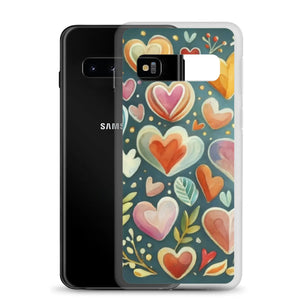 Vibrant Clear Case Samsung Hearts Wireless Charging - Dipaliz - Mobile Phone Cases