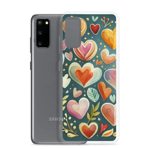 Vibrant Clear Case Samsung Hearts Wireless Charging - Dipaliz - Mobile Phone Cases