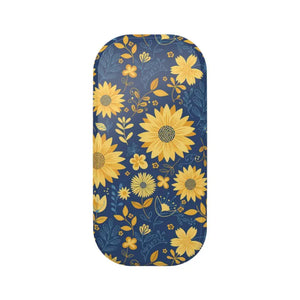 Accessories - Clickit Phone Stand - Yellow Sunflower Navy - Dipaliz 1.4’’ × 2.8’’ / Glossy