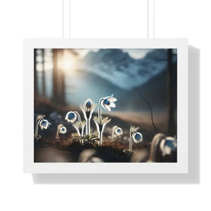 Snowdrop Flowers Gallery Canvas Wraps Framed Horizontal - Dipaliz - 20’’ x 16’’ / White - Prints