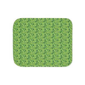 Leaf Sherpa Blanket – Warm Fleece Bedding - Dipaliz - Blankets