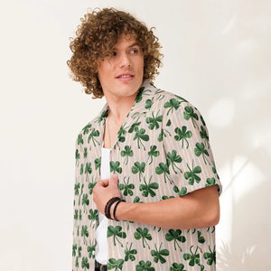 Eco-friendly Stripes Unisex Button Shirt - Summer - Dipaliz - Shirts