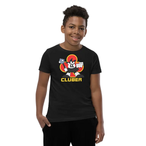Clubber Youth Short Sleeve Tee Premium Ring-spun Cotton - Dipaliz - Black / s - T-shirts