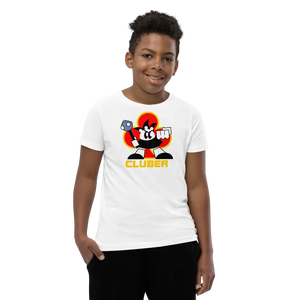 Clubber Youth Short Sleeve Tee Premium Ring-spun Cotton - Dipaliz - White / s - T-shirts