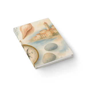 Coastal Dreams Journal 90gsm Paper Ocean Shell Motifs Dipaliz - Journals