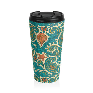 Coastal Vintage Travel Mug Stainless Steel Dipaliz - Tumblers